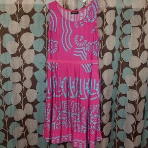 Reborn Pink and Turquoise Dress Size XL